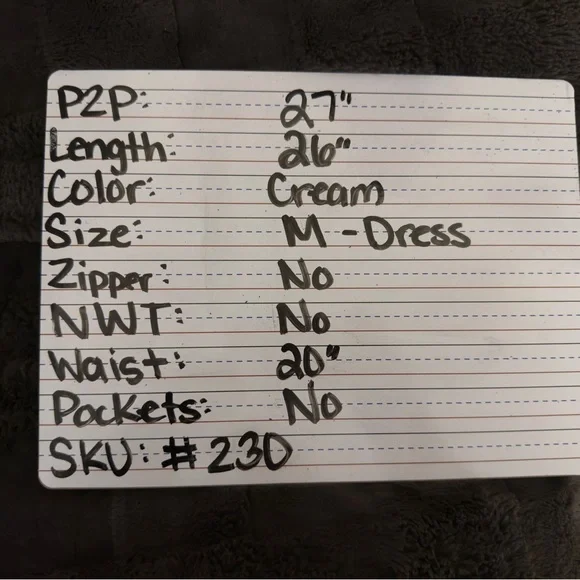 H&M Ivory Maxi Dress #230 - Picture 4 of 4